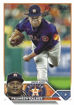 2023 Topps Framber Valdez #342 Houston Astros