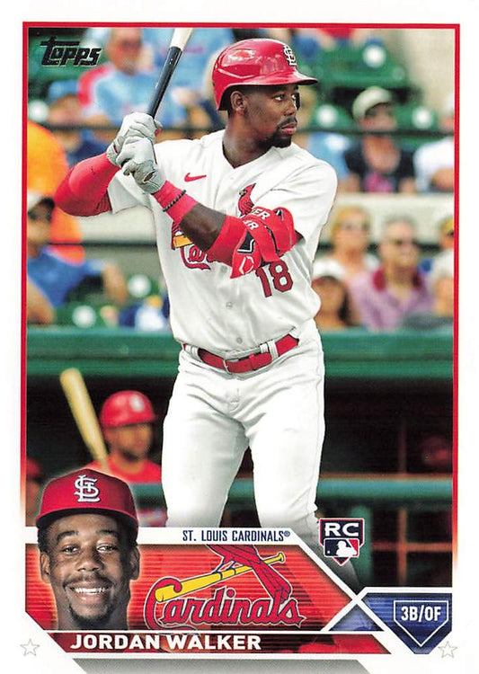 2023 Topps Jordan Walker RC #344 St. Louis Cardinals