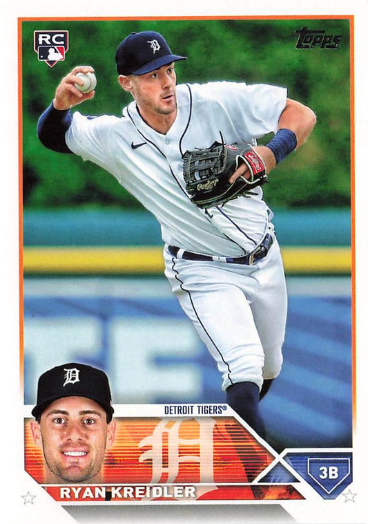 2023 Topps Ryan Kreidler RC #356 Detroit Tigers
