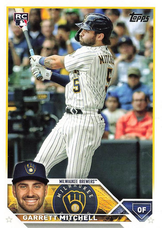 2023 Topps Garrett Mitchell RC #359 Milwaukee Brewers