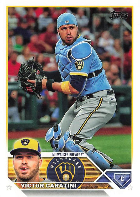 2023 Topps Victor Caratini #361 Milwaukee Brewers