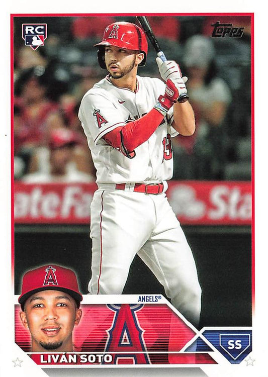 2023 Topps Livan Soto RC #371 Los Angeles Angels