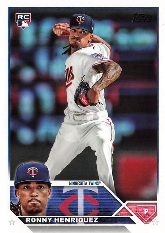 2023 Topps Ronny Henriquez RC #372 Minnesota Twins