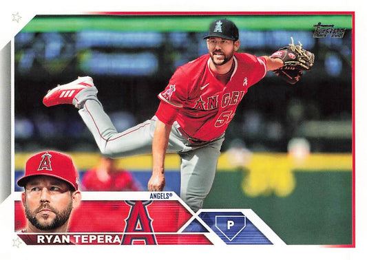 2023 Topps Ryan Tepera #375 Los Angeles Angels