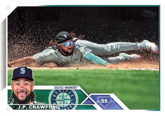 2023 Topps J.P. Crawford #380 Seattle Mariners