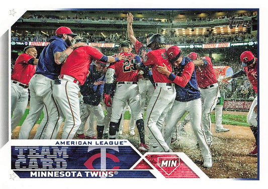 2023 Topps Minnesota Twins Team Card 382 Minnesota Twins