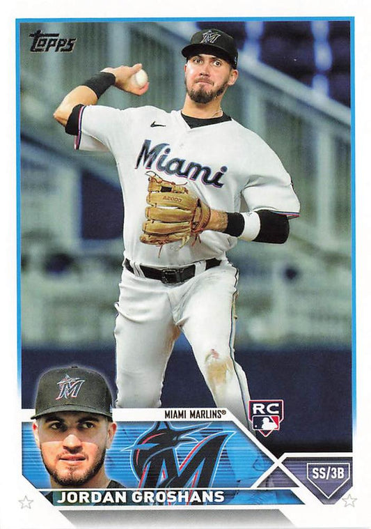 2023 Topps Jordan Groshans RC #386 Miami Marlins