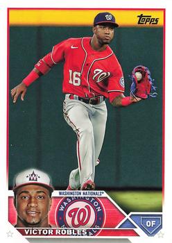 2023 Topps VÃ­ctor Robles #389 Washington Nationals