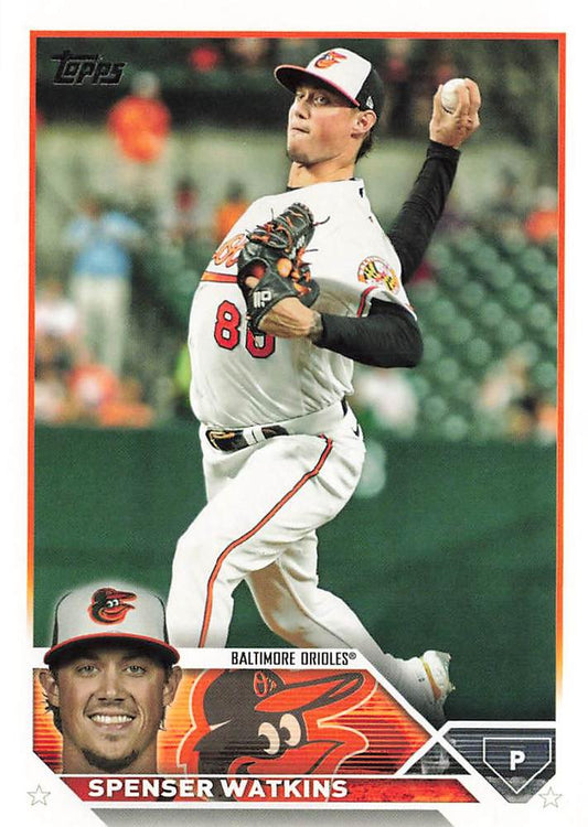 2023 Topps Spenser Watkins #393 Baltimore Orioles