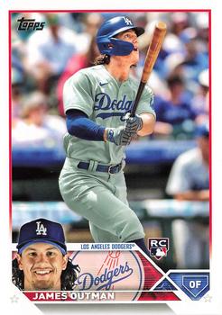 2023 Topps James Outman RC #395 Los Angeles Dodgers