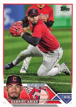 2023 Topps Gabriel Ãrias #402 Cleveland Guardians