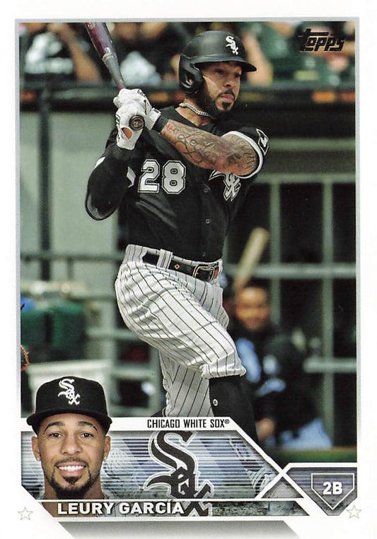 2023 Topps Leury Garci­a #409 Chicago White Sox