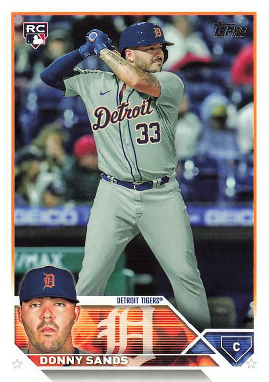 2023 Topps Donny Sands RC #416 Detroit Tigers
