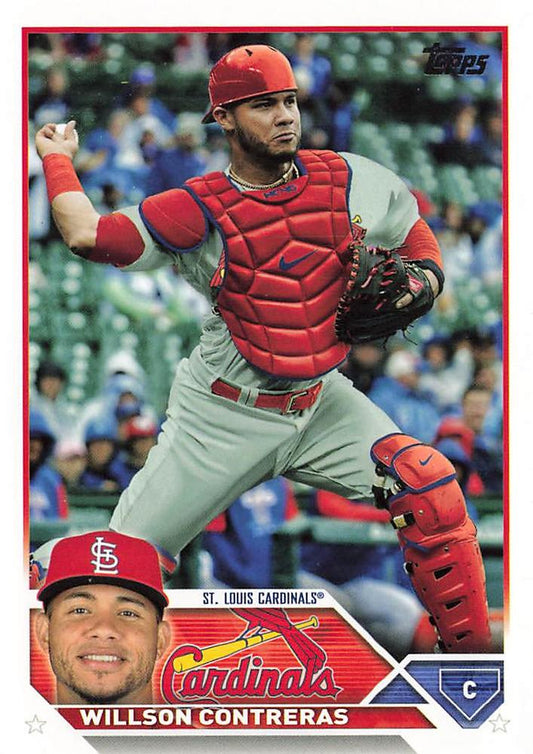 2023 Topps Willson Contreras #417 St. Louis Cardinals