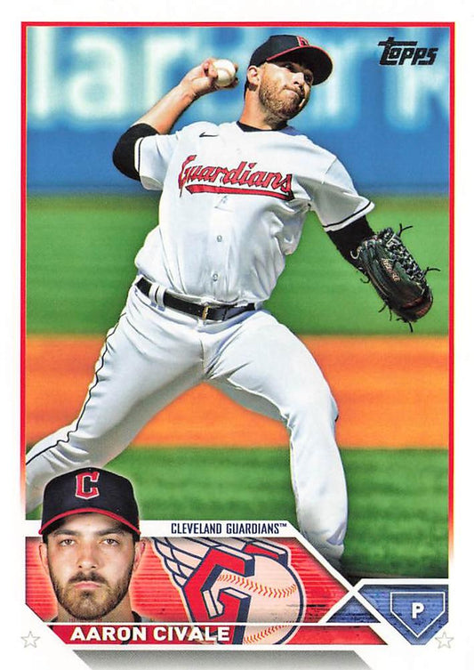 2023 Topps Aaron Civale #433 Cleveland Guardians