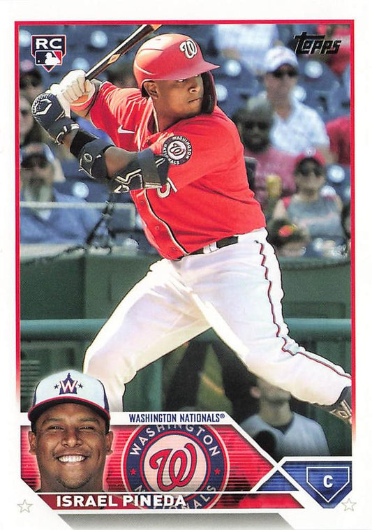 2023 Topps Israel Pineda RC #447 Washington Nationals