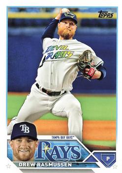 2023 Topps Drew Rasmussen #449 Tampa Bay Rays