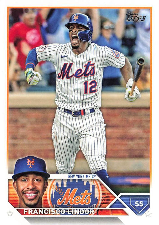 2023 Topps Francisco Lindor #450 New York Mets