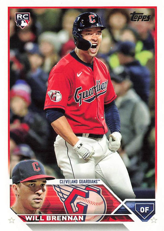 2023 Topps Will Brennan RC #453 Cleveland Guardians