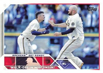 2023 Topps  Combo Cards Rowdy Tellez #457 Milwaukee Brewers