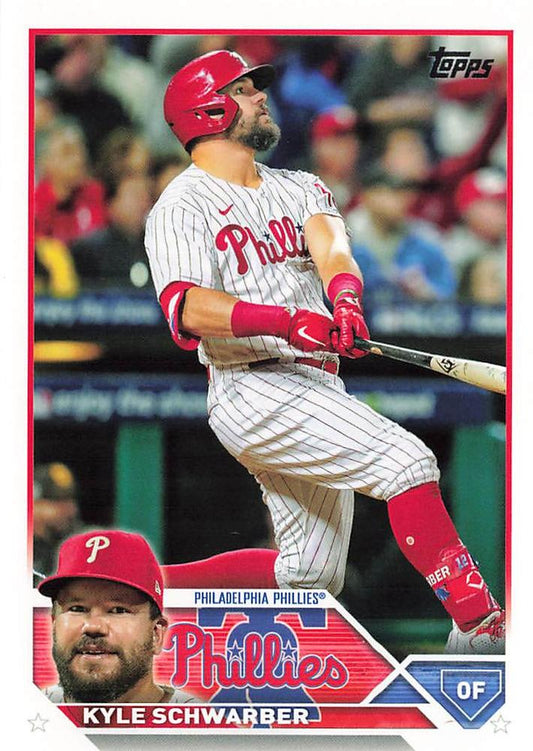 2023 Topps Kyle Schwarber #466 Philadelphia Phillies
