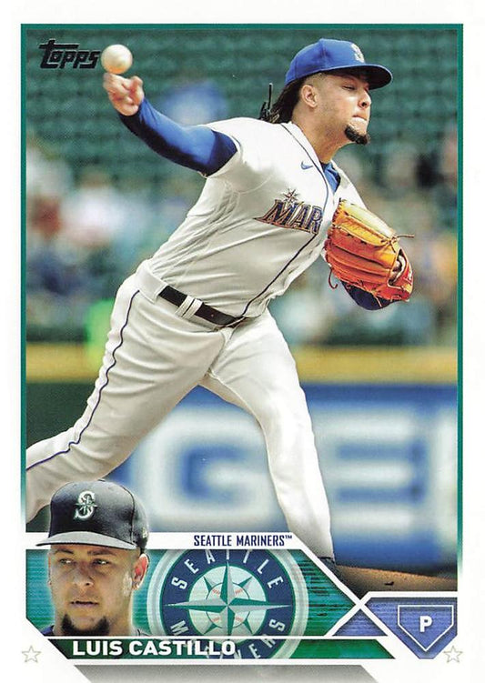 2023 Topps Luis Castillo #468 Seattle Mariners