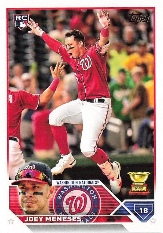 2023 Topps Joey Meneses RC #470 Washington Nationals