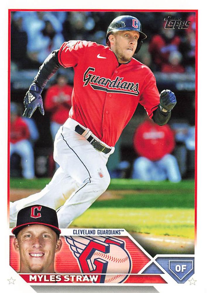 2023 Topps Myles Straw #474 Cleveland Guardians