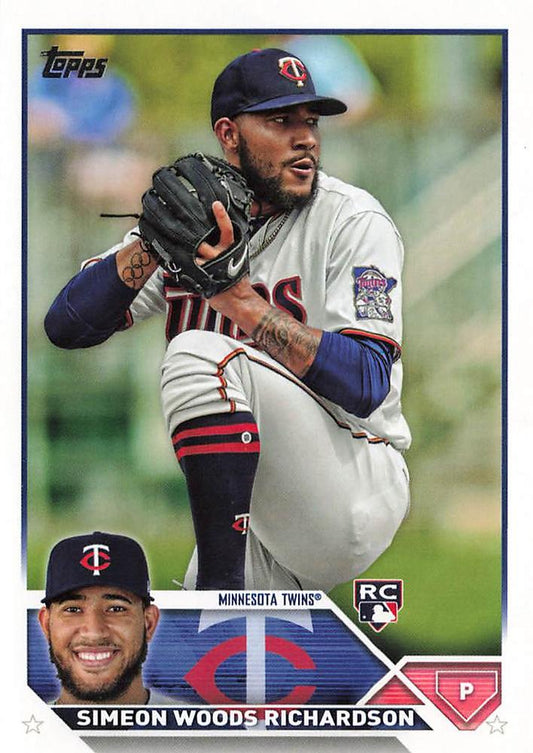 2023 Topps Simeon Woods Richardson RC #479 Minnesota Twins
