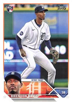 2023 Topps Brendon Davis RC #494 Detroit Tigers
