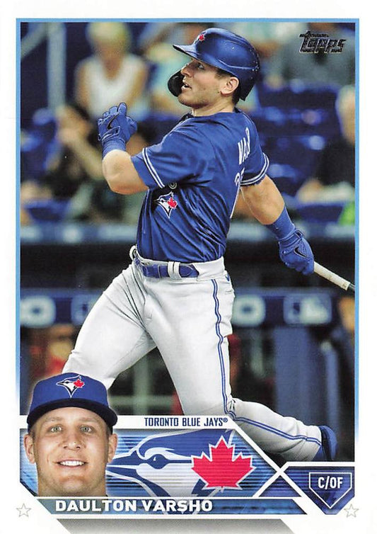 2023 Topps Daulton Varsho #501 Toronto Blue Jays