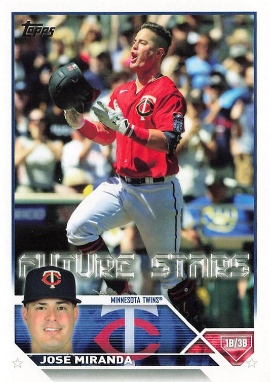 2023 Topps Jose Miranda - Future Stars #505 Minnesota Twins