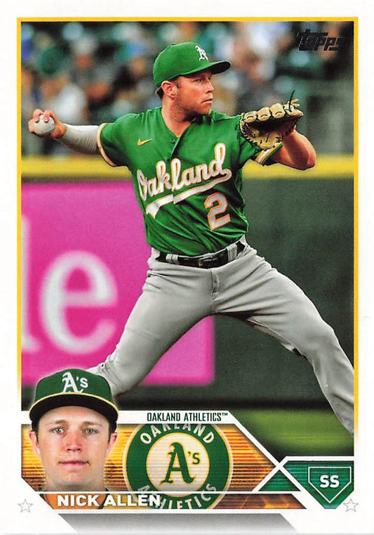 2023 Topps Nick Allen #521 Oakland Athletics