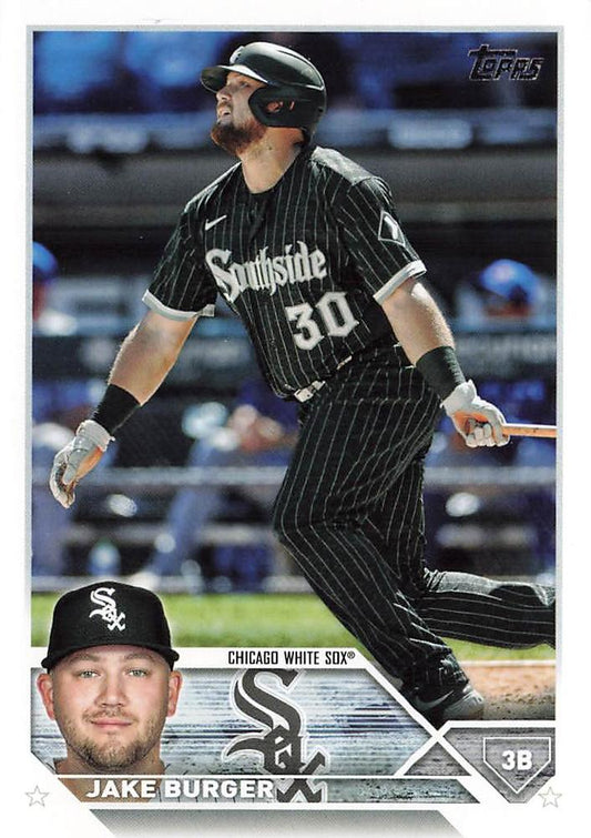 2023 Topps Jake Burger #528 Chicago White Sox