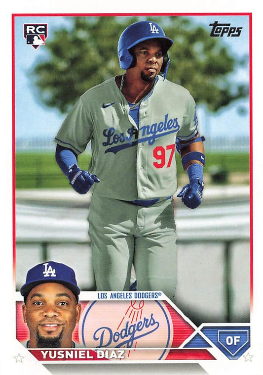 2023 Topps Yusniel Diaz RC #536 Los Angeles Dodgers