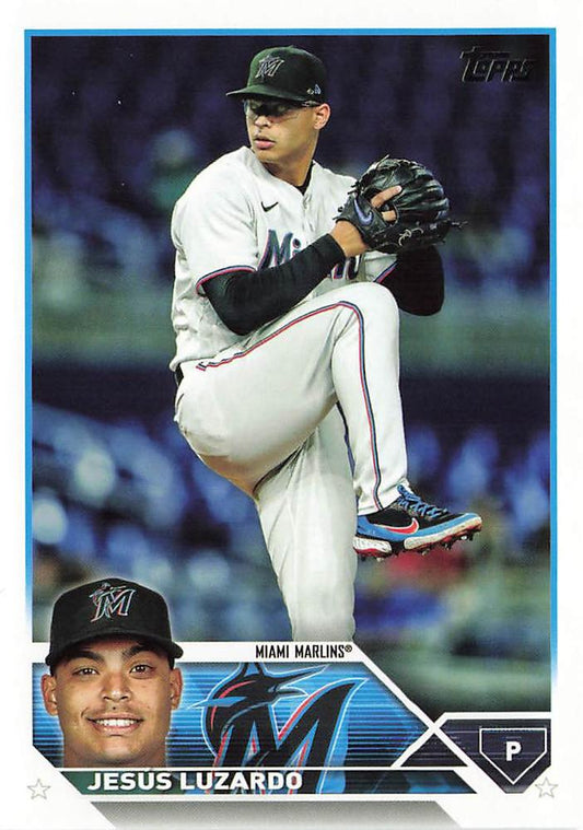 2023 Topps Jesus Luzardo #563 Miami Marlins