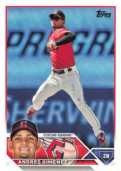 2023 Topps Andres Gimenez #575 Cleveland Guardians