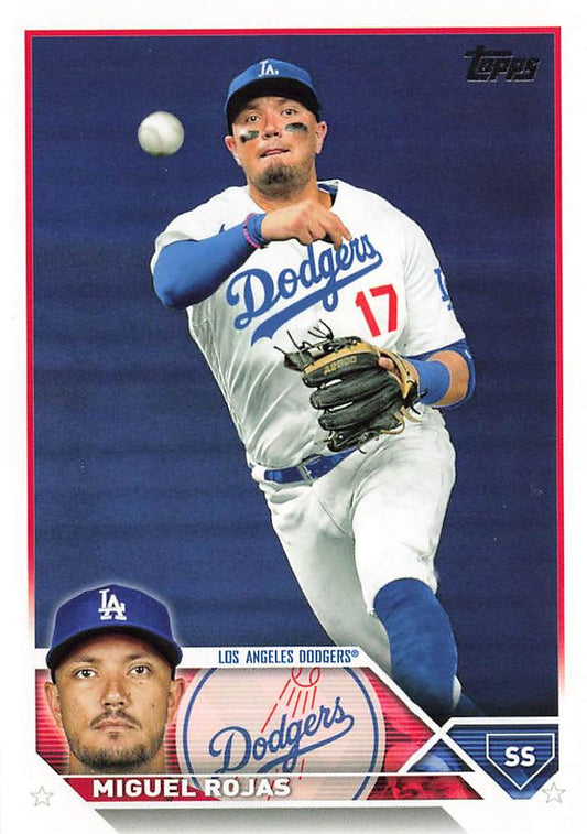 2023 Topps Miguel Rojas #580 Los Angeles Dodgers