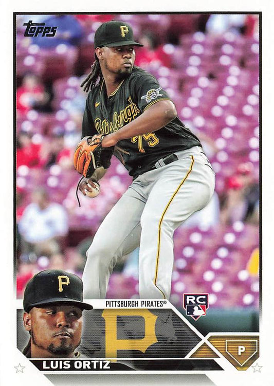 2023 Topps Luis Ortiz RC #582 Pittsburgh Pirates