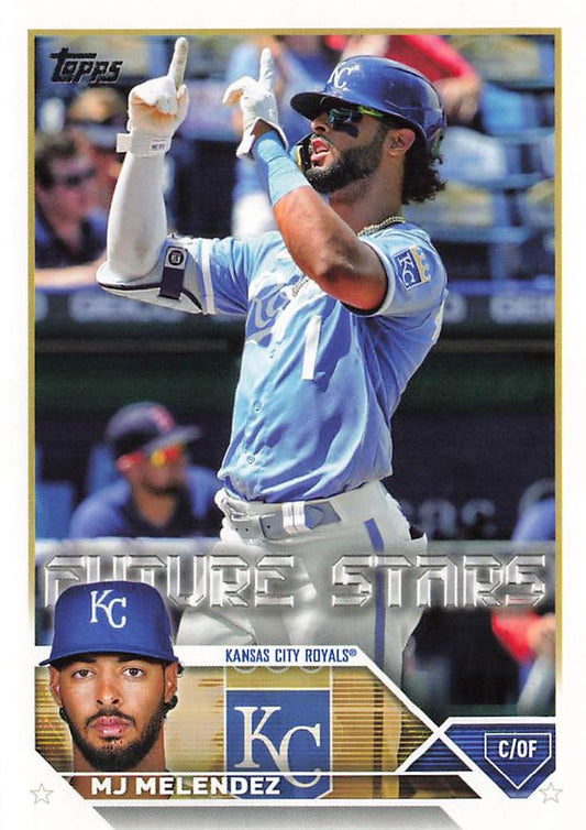 2023 Topps MJ Melendez - Future Stars #587 Kansas City Royals