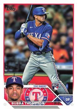2023 Topps Bubba Thompson RC #597 Texas Rangers