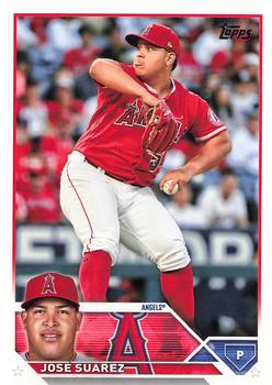 2023 Topps JosÃ© Suarez #609 Los Angeles Angels