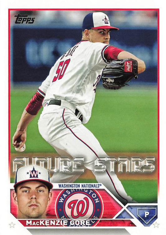 2023 Topps MacKenzie Gore - Future Stars #629 Washington Nationals