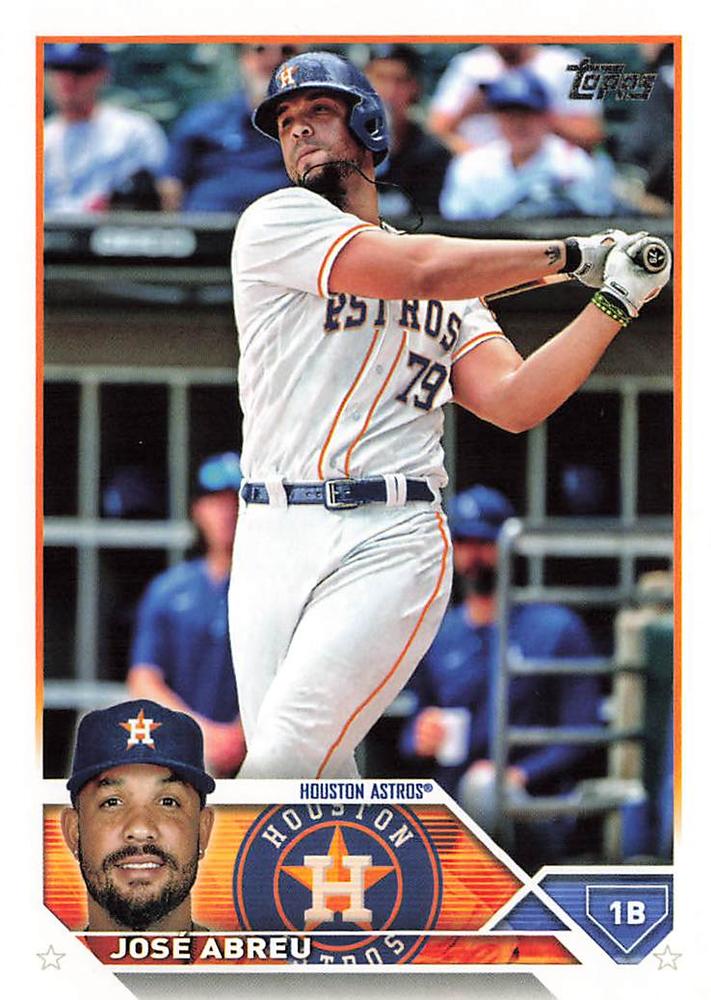 2023 Topps JosÃ© Abreu #630 Houston Astros