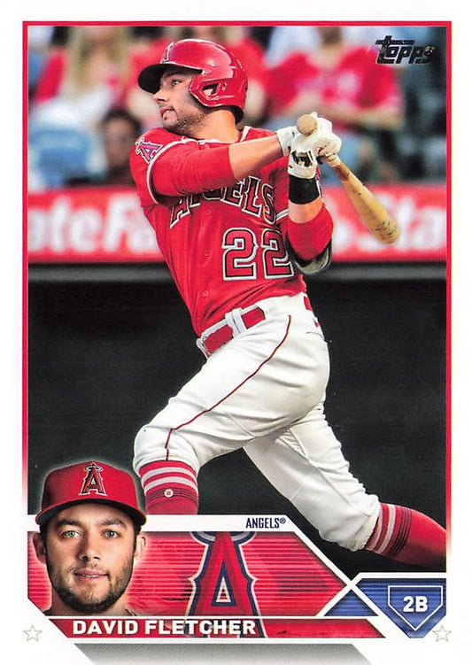 2023 Topps David Fletcher #636 Los Angeles Angels
