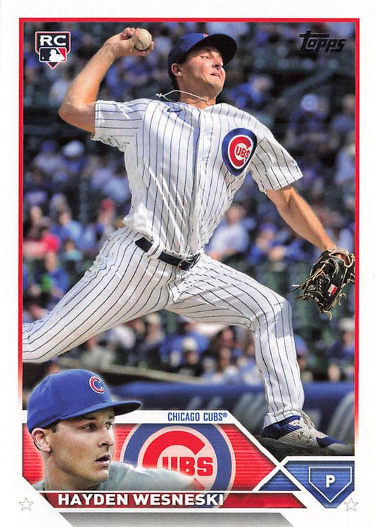 2023 Topps Hayden Wesneski RC #638 Chicago Cubs