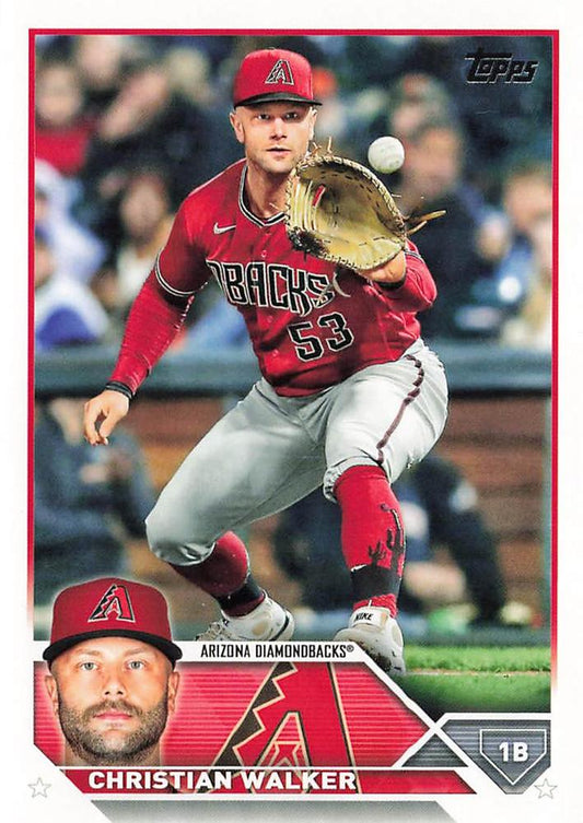 2023 Topps Christian Walker #639 Arizona Diamondbacks