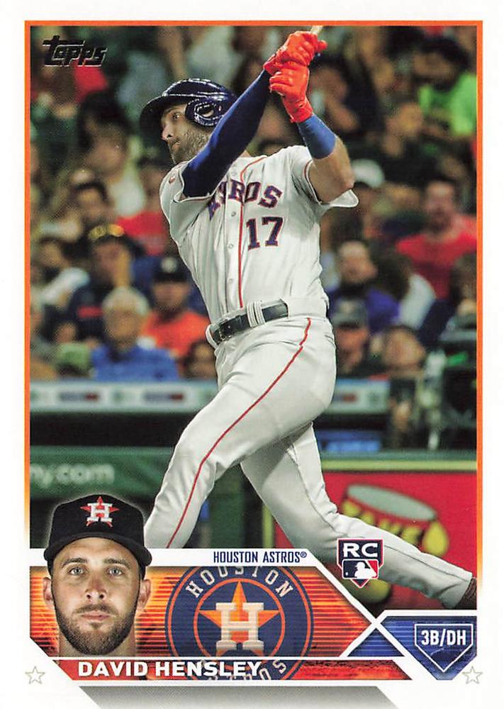 2023 Topps David Hensley RC #649 Houston Astros