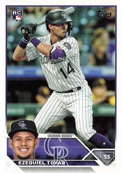 2023 Topps Ezequiel Tovar RC #651 Colorado Rockies