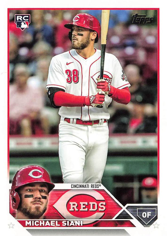 2023 Topps Michael Siani RC #654 Cincinnati Reds